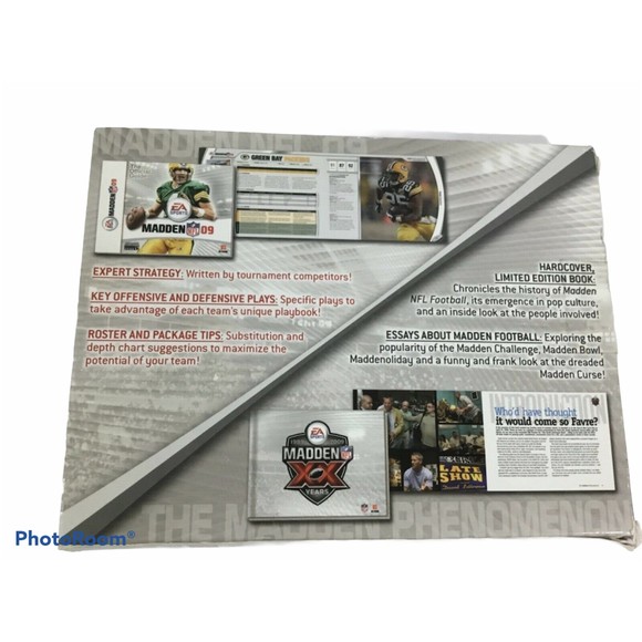 Madden 2009 NFL EA Sports Hardback/Guide Book Mojo Media Limited Edition Bundle - Picture 5 of 6